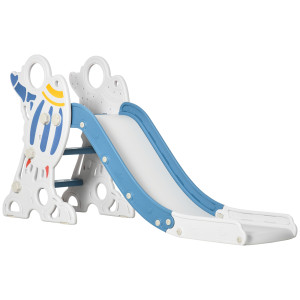 Altro Scivolo Per Bambini 18-36 Mesi In Pe E Pp A Tema Spaziale Con Scale Antiscivolo, 157x46.5x80 cm