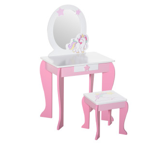 Altro Specchiera Giocattolo Con Cassetto E Sgabello Gioco Bambine 3-6 Anni