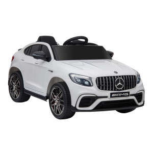 Altro Macchina Elettrica Per Bambini 3-5 Anni Mercedes Con Cintura Di Sicurezza E Telecomando, Bianco