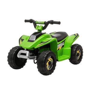 Altro Quad Elettrico Per Bambini Con Batteria Ricaricabile 6v E Marcia Avanti E Indietro, 72x40x45.5 Cm, Verde
