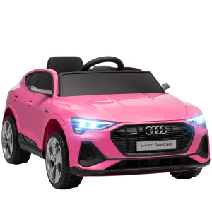 Altro Macchina Elettrica Per Bambini 12v Con Telecomando, Velocità 3-8km/h, Luci E Musica, Età 3-5 Anni, Rosa