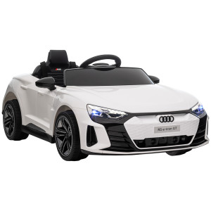 Altro Auto Elettrica Per Bambini 3-5 Anni Con Telecomando, Sospensioni E Clacson, 103x58x41 Cm, Bianca E Nero