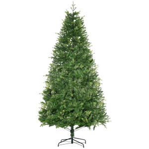 Altro Albero Di Natale Artificiale E Ignifugo Per Interni Con 2056 Rami E Base In Metallo, Ø124x228 Cm, Verde