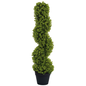 Altro Pianta Finta Di Eucalipto A Spirale Con Vaso Incluso Per Interno Ed Esterno, Altezza 90 Cm, Verde