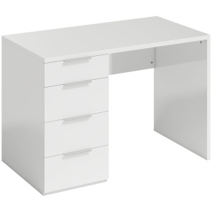 Altro Scrivania Salvaspazio Tavolo Computer 4 Cassetti 110x61.5x75 Cm Bianco