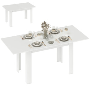 Altro Tavolo Allungabile Da Pranzo Per 6-8 Persone, 140-180 X 80 Cm, Bianco
