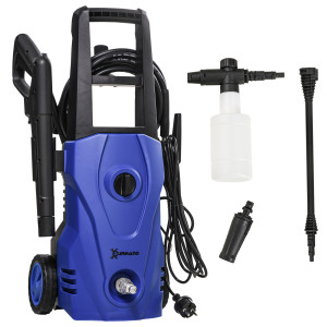 Altro Idropulitrice Ad Alta Pressione 1600w Con Ugello Regolabile E Kit Pulizia, 35x28x65 Cm, Blu E Nero