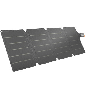 Altro Caricabatteria Solare 36w Pieghevole Con Attacco TipO-C, Impermeabile Ip67 In Etfe, Grigio