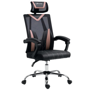 Altro Sedia Da Ufficio Ergonomica Inclinabile A 130° Con Supporto Lombare E Cervicale, 58x62.5x112-120cm