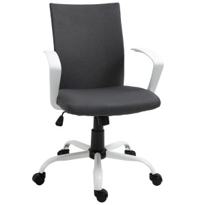 Altro Sedia Da Ufficio Ergonomica E Girevole Con Altezza Regolabile, 61x61x89-99 Cm, Grigio Scuro