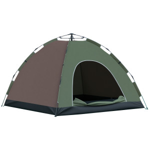 Altro Tenda Da Campeggio 2 Posti Con Borsa Da Trasporto, Ganci Per Lampade E Tasche Portaoggetti, 210x210x135 cm