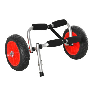 Altro Carrello Per Kayak Pieghevole Pneumatici 25cm Adatto A Tutte Superfici