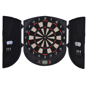 Altro Bersaglio Freccette Elettronico Per 8 Giocatori Con 6 Freccette, Schermo Lcd, 2 Porte E 26 Modalità Di Gioco