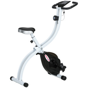 Altro Cyclette Magnetica Pieghevole A 8 Livelli Di Resistenza Con Seduta Regolabile, In Acciaio, 97x43x110 Cm, Nero