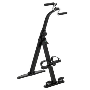 Altro Cyclette Per Riabilitazione Gambe E Braccia Pieghevole, Schermo Lcd E Altezza Manubrio Regolabile, Nero