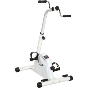 Altro Cyclette Per Riabilitazione Braccia E Gambe Con Altezza E Resistenza Regolabili, Display Lcd, Bianco