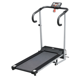 Altro Tapis Roulant Pieghevole Con Inclinazione, Tapis Roulant Elettrico Portatile Con Schermo Lcd, Velocità 1-10 Km/h, Ruote, Impugnatura, Per Home,