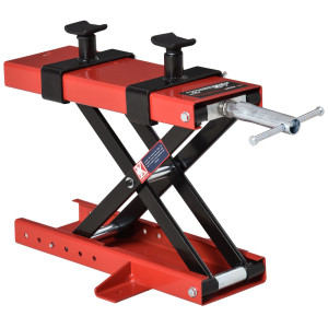 Altro Cavalletto Alzamoto A Forbice, Sollevatore Moto, Cavalletto Moto Centrale Regolabile Fino 500kg In Metallo Rosso