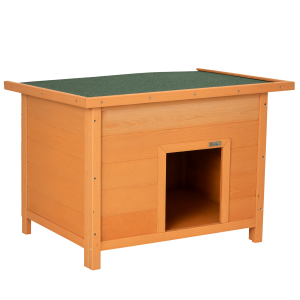 Altro Cuccia Per Cani Impermeabile Da Esterno In Legno Di Pino, 82 X 58 X 58cm