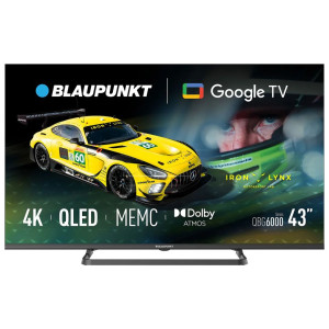 Blaupunkt TV QLED 43" 4K 43QLW6000S SMART TV WEBOS ITALIA BLACK