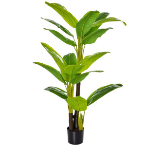 Altro Banano Pianta In Vaso Da 150cm, Albero Di Banano Artificiale Per Interno Ed Esterno