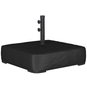 Altro Base Per Ombrellone Riempibile Con Sabbia 80 Kg/sabbia Bagnata 90 Kg, Per Pali Di Ombrelloni Da Ø48 Mm, Nero