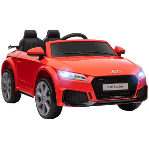 Altro Macchina Elettrica Per Bambini 3-5 Anni Licenza Audi Tt Con Telecomando E Fari Led, 102x60x44 Cm, Rosso