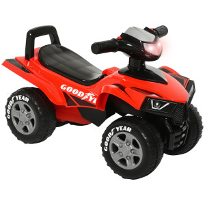 Altro Quad Giocattolo Bambini 18-36 Mesi Licenza Goodyear Luci E Suoni Rosso