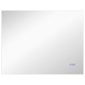 Altro Specchio Da Bagno Anticondensa Con Luminosità E Colore Regolabili, In Vetro E Lega Di Alluminio, 80x60x4 cm