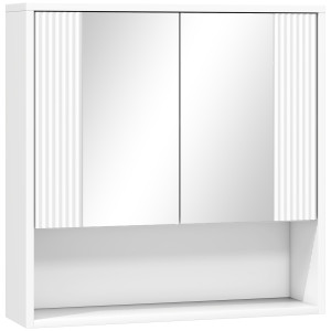 Altro Armadietto Bagno Parete, Mobiletto Ante SofT-Close, Ripiano Regolabile