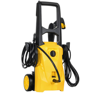 Altro Idropulitrice Elettrica 1600w Portatile Con Ugello Regolabile E Ruote, Giallo
