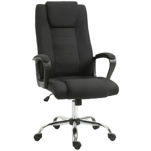 Altro Sedia Da Ufficio Ergonomica, Basculante E Imbottita Con Altezza Regolabile, 62x76x110-119 Cm, Nero