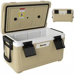 Altro Box Frigo Portatile 42.6l Isolato Con Maniglia, 66.6x38.5x40 Cm, Cachi