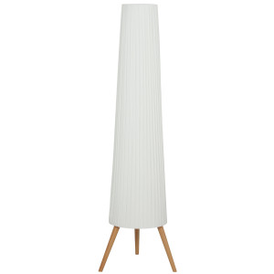 Altro Lampada Da Terra Treppiede Con Interruttore A Pedale E Luminosità Regolabile, 46x46x153 Cm, Bianco