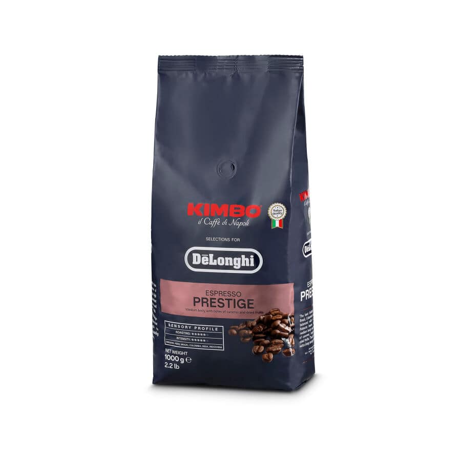 De'Longhi Kimbo for De'Longhi, Prestige 65% Arabica 35% Robusta, 1kg DLSC615
