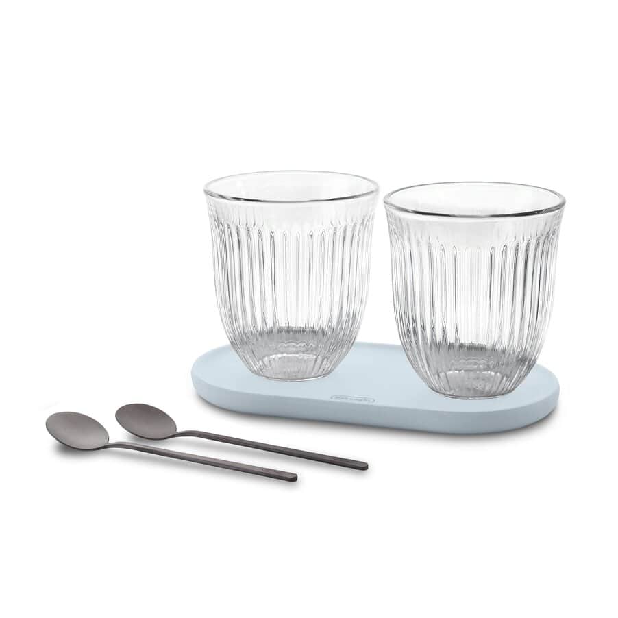 De'Longhi Specjalny zestaw szklanek do cappuccino DLSC331