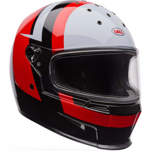 Casco Moto Bell ELIMINATOR SIDETRACK Rosso Nero taglia S