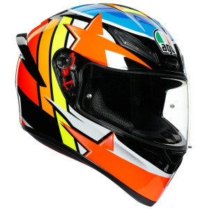 Casco moto integrale agv k-1 replica rodrigo