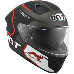 Casco moto integrale kyt nf-r track opaco grigio