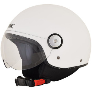 Casco moto jet afx fx-33 solid bianco lucido