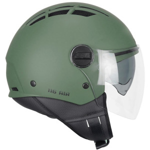Casco Moto Jet CGM 116A AIR MONO Verde opaco taglia 2XL