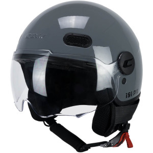 Casco Moto Jet CGM 191A PIX MONO Grigio sagomata taglia M