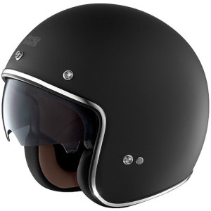 Casco moto jet custom ixs hx 77 nero opaco