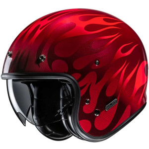 Casco Moto Jet Hjc V31 FIRO MC1 taglia XL