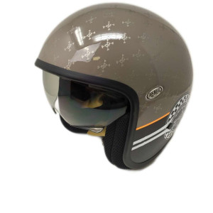Casco moto jet in fibra premier vintage sp10