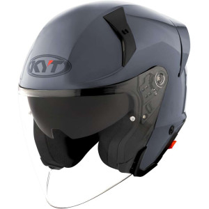 Casco Moto Jet KYT TTR-JET PLAIN Grigio taglia M