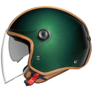 Casco Moto Jet Nexx Y.10 MIDTOWN Verde Camel taglia L