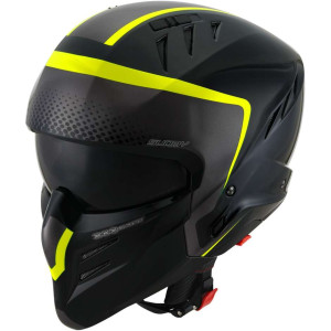 Casco Moto Jet Suomy ARMOR CREW Nero Giallo taglia XS