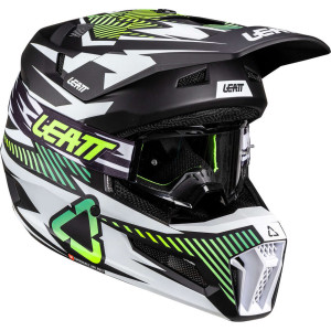 Casco Moto KIT 3.5 Leatt V26 Verde taglia M