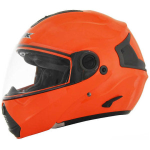 Casco moto modulare afx fx-36 solid safety arancio